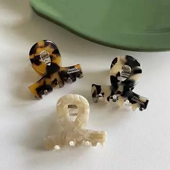 Заколка для волос Ацетат Милая шпилька Корейский стиль Заколка Маленькая заколка для волос Женские аксессуары для волос J