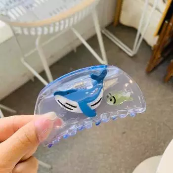 Заколка для волос «Акула» из акриловой уксусной кислоты, морская звезда, заколка для волос «Акула» из серии «Море», лето style3