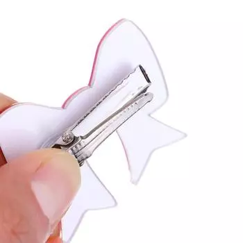 Заколка для волос Angry Expression Drop, акриловая заколка для волос с разбитым сердцем, забавная боковая заколка 4.1*1*3.6cm