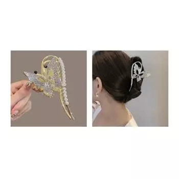 Заколка для волос «Бабочка» со стразами Заколка для волос «Темперамент»