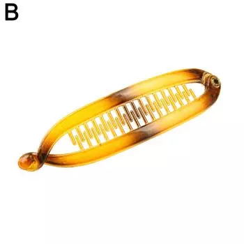 Заколка для волос Банан Коса Скрученная Зажим Захват 15 см Новый Зажим Захват Рыбка Банан Заколки Женский Аксессуар для Волос