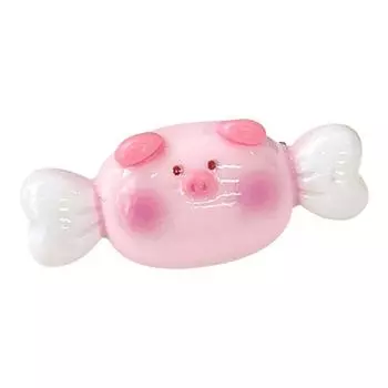 Заколка для волос для девочек из мультфильма Мини-заколка для волос в виде румяной свиньи Adroable Прическа для детей из мультфильма с животными