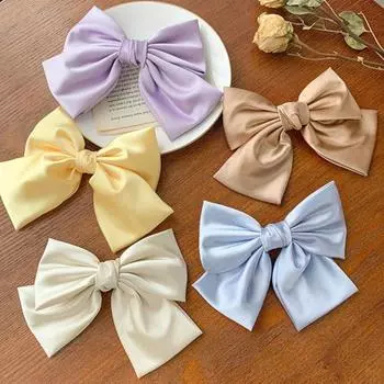 Заколка для волос для девочек, привлекательная, прочная, заколка для волос для девочек, милый декор с бантом, заколка для волос для девочек, заколка для волос для девочек, подарок для девочек кофейный