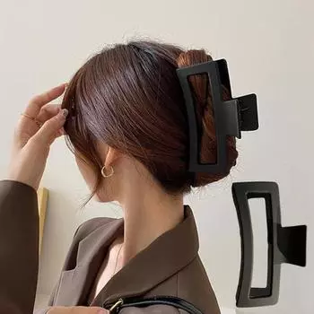 Заколка для волос для душа, забавная заколка для волос с перекрещивающимися зубами, ультра легкая заколка в виде акулы, толстая тонкая заколка для волос, заколка в виде акулы, аксессуары для волос чёрный