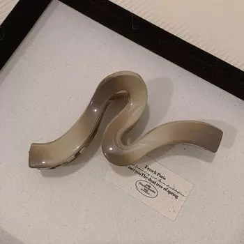 Заколка для волос для женщин большая градиентная заколка темперамент волна зажимы-акулы корейские аксессуары для волос головной убор для девочек подарки