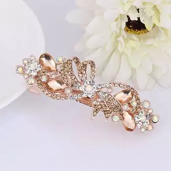 Заколка для волос для женщин, дамы, блестящие красочные заколки, свадебные украшения, заколка для волос 9 * 3cm