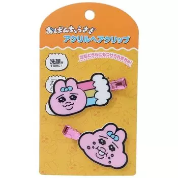 Заколка для волос Ensky Panchu Rabbit из акрила 3 39 x 55 x 5 мм Акрил M Прибл.