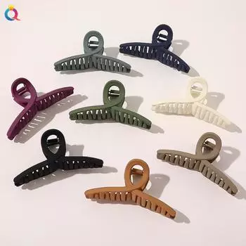 Заколка для волос Frosted Hair Clip Simple Large Clip Cross Hair Clip Coiffit Shark Clip 1pc