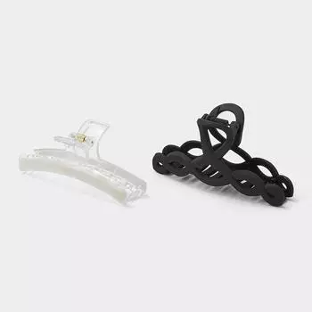 Заколка для волос GU by Uniqlo с перекрестием 2P