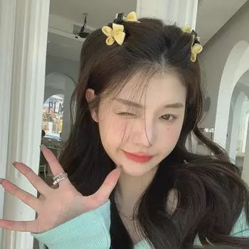 Заколка для волос Hyuna Colorful Bow для женщин - универсальный аксессуар для волос сбоку и сверху