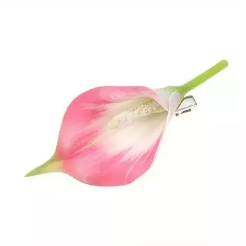 Заколка для волос «Имитация ветра» в виде цветка каллы и лилии, заколка для волос «Утиный клюв», летняя заколка для волос «Отпуск на море», «Ветер на краю», милые аксессуары для волос розовый