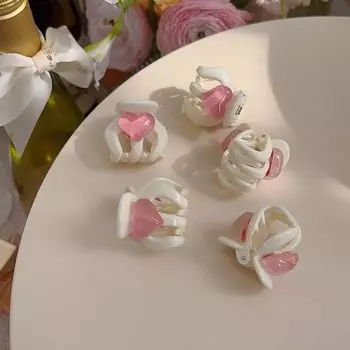 Заколка для волос «Конский хвост» Аксессуары для волос Заколка для волос в корейском стиле Love Heart Коготь для волос Держатель для хвоста