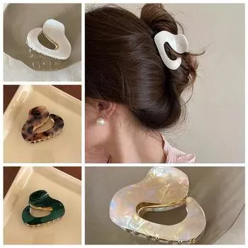 Заколка для волос Leopard Shark Clip Acetic Acid Персонализированная ацетатная заколка для волос Claw Female D