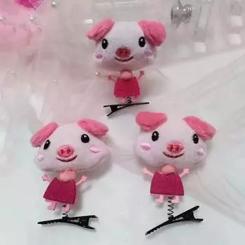 Заколка для волос «Маленькая желтая утка», весенние крючки для волос, аксессуары для девочек, головной убор с 3D мультяшной уткой