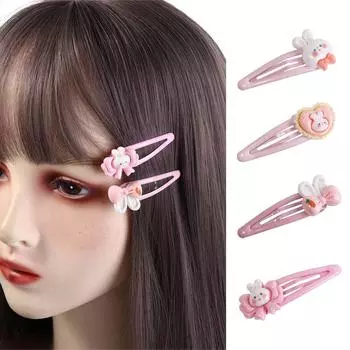 Заколка для волос Милая заколка для волос Розовые сладкие заколки Модный захват Милая заколка для волос для женщин C