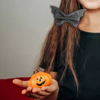 Заколка для волос на Хэллоуин, заколка для косплея, модная милая детская заколка для волос, детский головной убор для вечеринки-наряда Bow Tie Wing