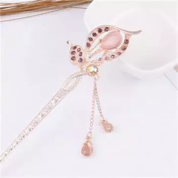 Заколка для волос Прическа Аксессуары для волос Этнический стиль Застежка для волос из сплава 15.5*4cm