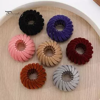 Заколка для волос «Птичье гнездо», расширяемая, держатель для хвоста, ленивая пластина-гнездо, заколка для волос, создающая пучок, тонкая, густая, изящная, вьющаяся заколка для волос, женские аксессуары для волос