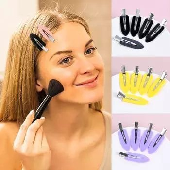 Заколка для волос с бахромой без складок, профессиональная заколка без изгиба, головной убор, бесшовная заколка для волос 1pc синий