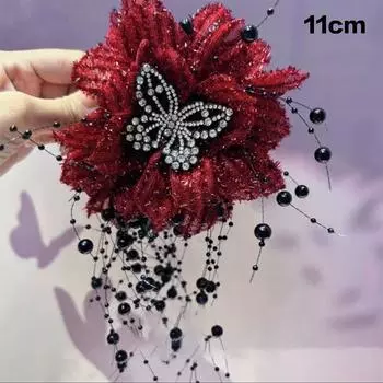 Заколка для волос с кисточкой в виде цветка, универсальная, темпераментная, бабочка, акула, заколка для женщин и девочек, простые аксессуары для волос, подарки A1