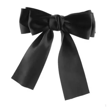 Заколка для волос с лентой и длинными хвостами, модная заколка, выпускной вечер, свадьба, день рождения шампанского