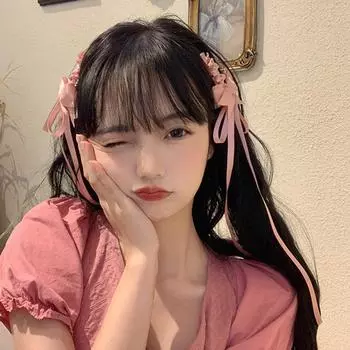 Заколка для волос с лентой, винтажные атласные бантики, заколка для волос с кисточками, Лолита, заколка, банты для волос в стиле Лолита, заколка в стиле Лолита, заколка для волос в стиле Лолита чёрный