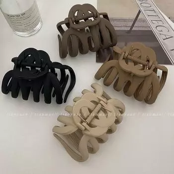 Заколка для волос с матовой тыквой, заколка для волос, женская заколка для волос на затылке, заколка в виде акулы, объемная заколка для волос King, заколка для волос