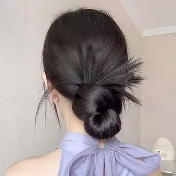 Заколка для волос с перьями, парик с естественным внешним видом, заколка для волос из легкого материала, нескользящие ручки, зажим для пучка