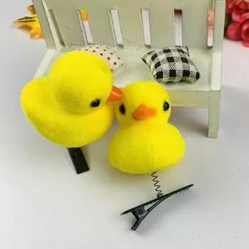 Заколка для волос с весенним идеальным подарком, 5 шт., противоскользящая милая заколка для волос жёлтый