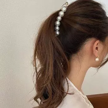 Заколка для волос с жемчугом и бананом, головной убор, заколка для волос, заколка, заколка, головные уборы, подарки