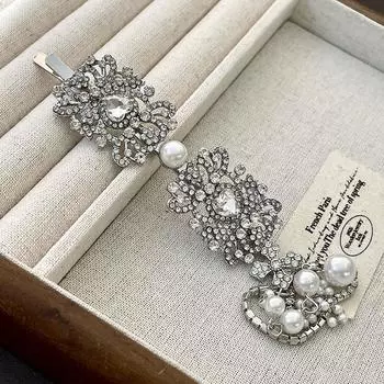 Заколка для волос с жемчужной кисточкой в этническом стиле, легкий роскошный аксессуар для волос, монгольский головной убор невесты
