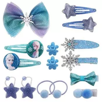 Заколка для волос Снежинка Заколки Принцесса Украшение для волос для девочек Подарки на день рождения