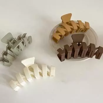 Заколка для волос со скрещивающимися зубами, простая однотонная большая заколка для волос с хвостиком в форме акулы, пластиковая заколка для волос для ванны, аксессуары для волос чёрный