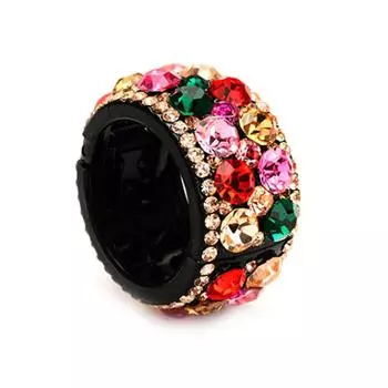 Заколка для волос со стразами, высокая заколка для хвоста, фиксированная заколка для хвоста для женщин и девочек, аксессуары E2V5 white-One-size