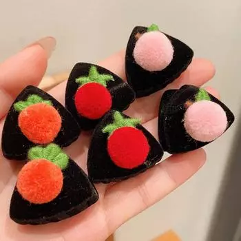 Заколка для волос Вишневый мини-коготь для волос Аксессуары для волос Милый коготь для волос Мини-заколка для волос «краб» Головной убор