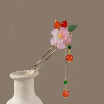 Заколка для волос в китайском стиле с бабочкой, винтажная ретро-заколка для волос, заколка для пучка волос Ханфу, фотография Style 6