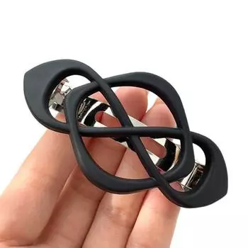 Заколка для волос в ретро-стиле, полая металлическая пружинная конструкция, заколка для волос на затылок, женские матовые аксессуары для волос