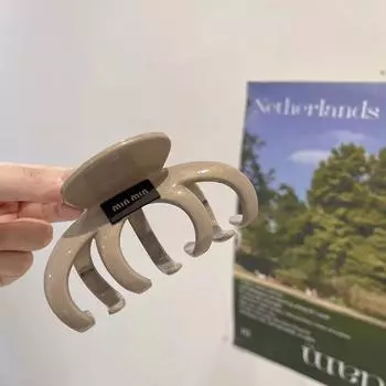 Заколка для волос в стиле ретро из акрила «Акула» — высококачественное ощущение для затылка