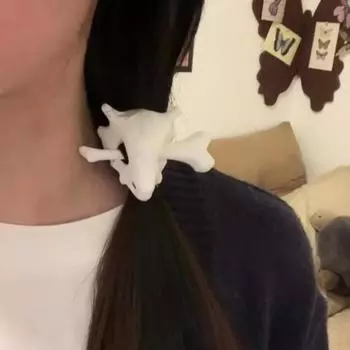 Заколка для волос в виде черепа на Хэллоуин, светящаяся в темноте заколка для волос в виде черепа с костяной палочкой, готические аксессуары для волос, подарок для сестры, подруги