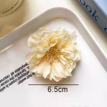 Заколка для волос в виде цветка орхидеи в стиле богемы, романтические свадебные заколки для женщин, пляжная свадьба, праздничный цветок, заколка для волос, шпилька, аксессуары для волос песочный