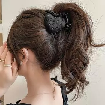 Заколка для волос в виде цветка розы из сатина, геометрическая форма, для женщин и девочек, элегантная шпилька, заколки-крабы, аксессуары для волос