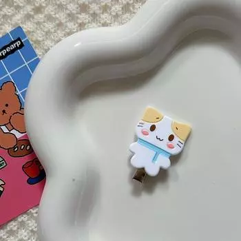 Заколка для волос в виде мультяшного кота, кавайные заколки, заколки, милые заколки в виде утконоса, аксессуары для волос A3