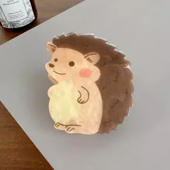 Заколка для волос в виде панды, акрилового животного, коготь, льва, мультяшной акулы, кавайной кошки, женская style5