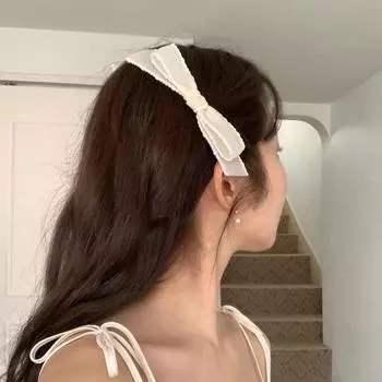 Заколка для женщин, тканевые головные уборы в корейском стиле, аксессуары для волос, заколки для волос, заколка для волос с бантом, заколка для волос