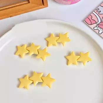 Заколка со звездой, заколка для волос с желтой звездой для девочек, заколка в виде утконоса, заколка для волос для детей, заколка со звездой, заколка со звездой, заколка для челки A