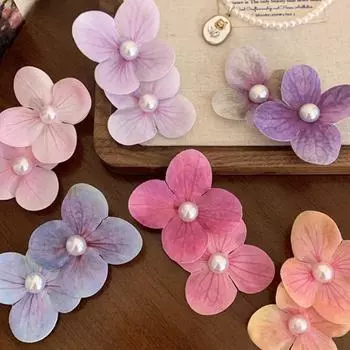 Заколка-уточка с жемчугом Аксессуары для волос Заколка для волос Подарки Заколка для волос с цветочным жемчугом 05