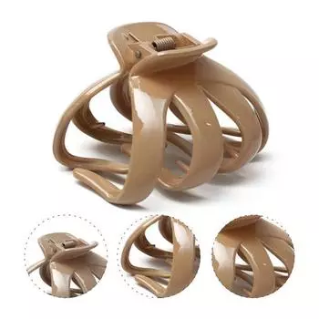 Заколка в виде осьминога, противоскользящая, сверхлегкая, прочная для красоты, большая гибкость в виде осьминога, женские заколки для волос темно-зеленого