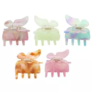 Заколки для волос маленькие нескользящие зажимы для волос из ацетата целлюлозы аксессуары для волос для женщин и девочек Coffee