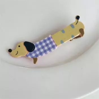 Заколки для щенков Акриловые Милые Животные Геометрические Зажимы для Волос Заколка Боковые Заколки Женские Аксессуары для Волос Женские Леди Заколки