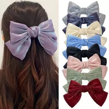 Заколки для волос «Бантик» для девочек, заколки для волос «Бантик» для девочек, заколки-бабочки для девочек, заколки-уточки для детей, аксессуары для волос вино красного